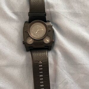 Black Multifunction Men's Analog Watch - Unbranded